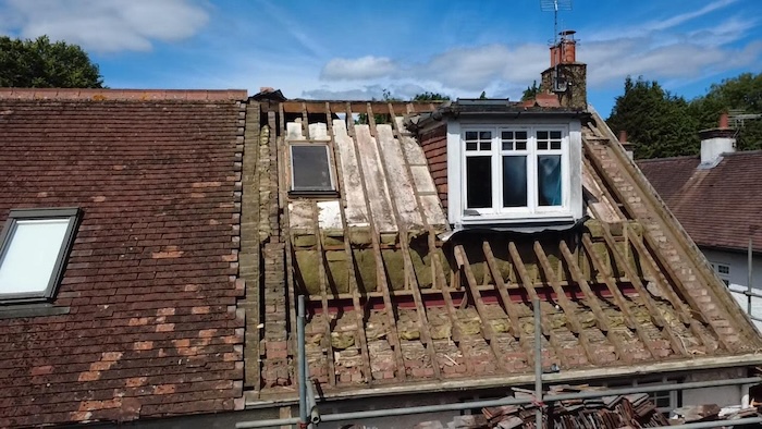 Amersham roof before the re-roof