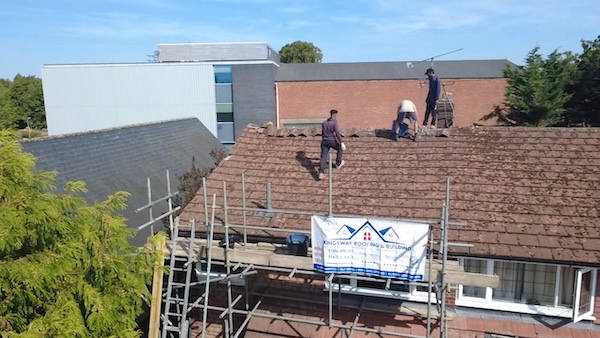 Completed roof and roofline on the Beaconsfield home