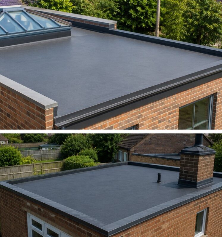 Flat roofing