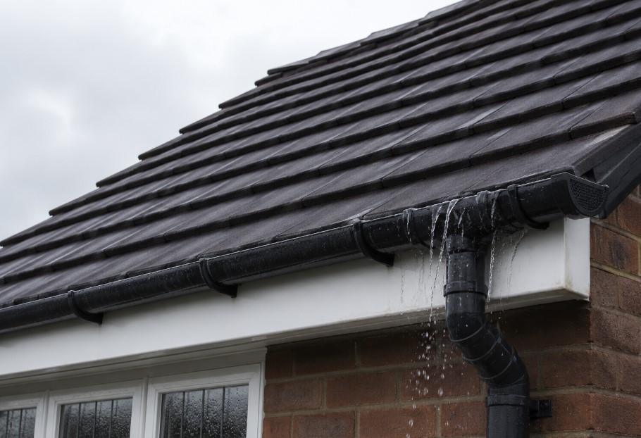 gutter leak