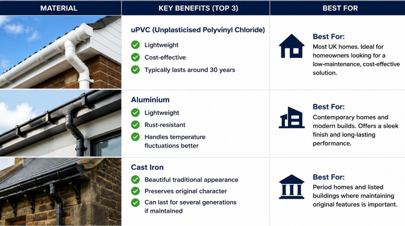 guttering material